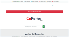 Desktop Screenshot of copartes.com
