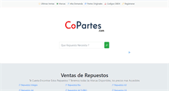 Desktop Screenshot of copartes.net
