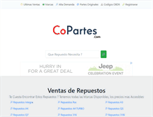 Tablet Screenshot of copartes.net